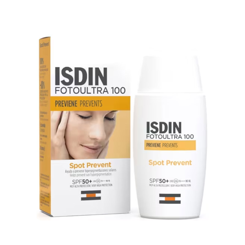 isdin-fotoultra-100-spot-prevent ضد آفتاب اسپات پریونت ایزدین