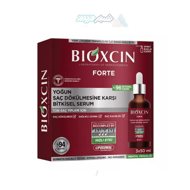 سرم گیاهی ضد ریزش شدید مو  بیوکسین فورت Bioxcin Forte - دکتر شبنم فریدفر