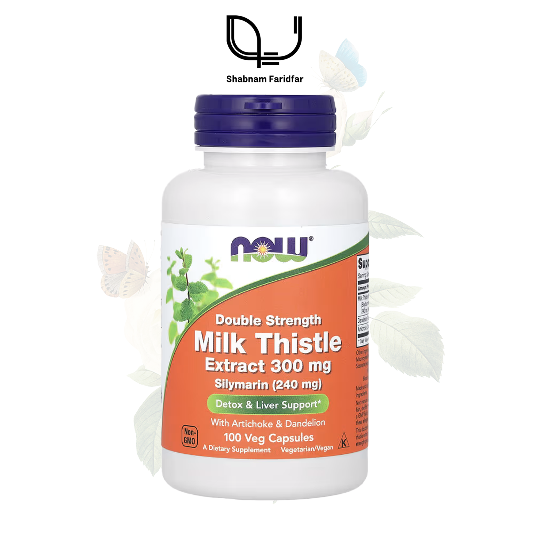milk thistle extract مکمل خار مریم پاکسازی کننده کبد ناوفودز Nowfoods آمریکا
