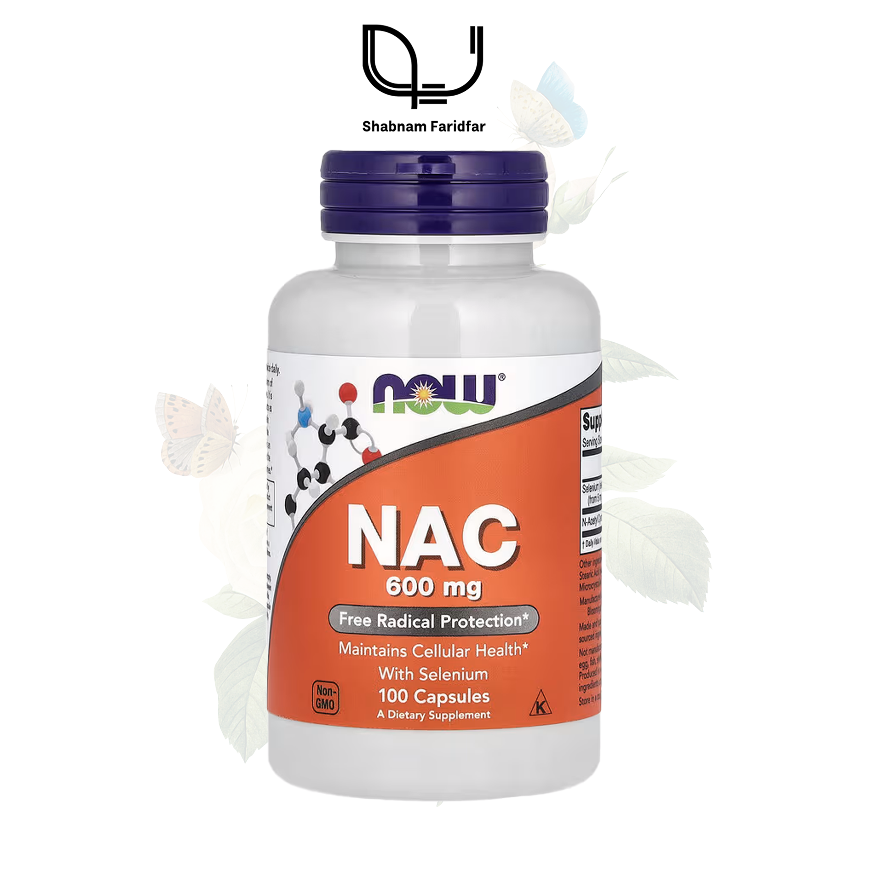 NowFoods-Nac-60mg-100Cap 1 مکمل ناک (ان-استیل-سیستئین) ناوفودز آمریکا