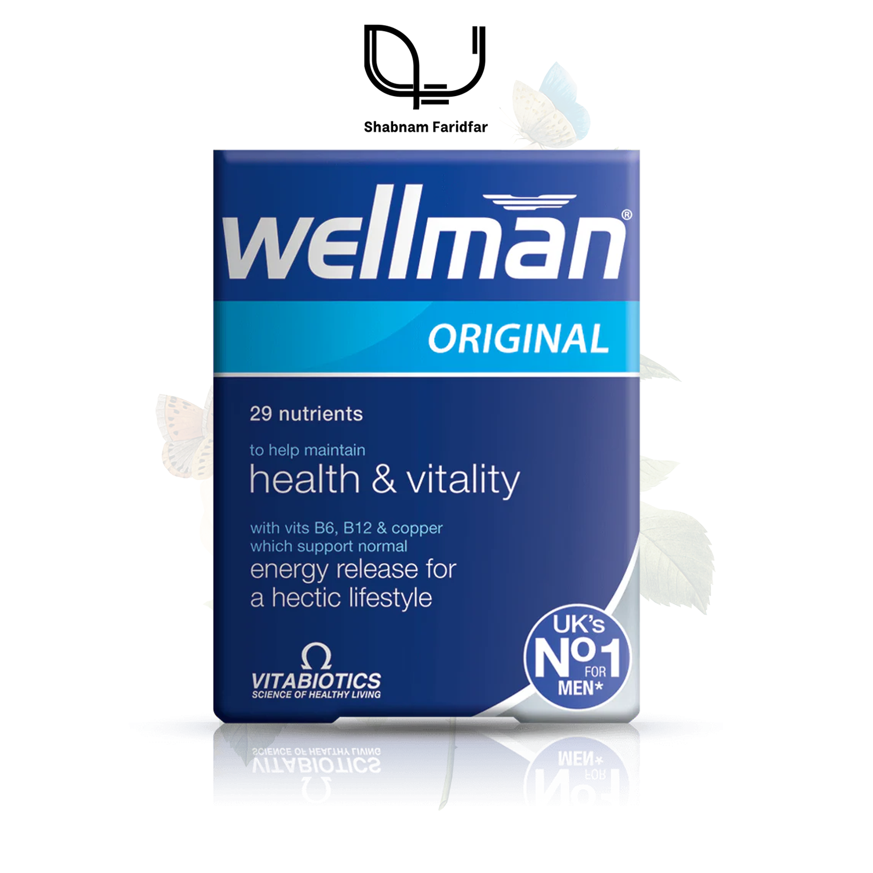Wellman Original front مکمل مولتی ویتامین آقایان ول من اورجینال ویتابیوتیکس انگلیس