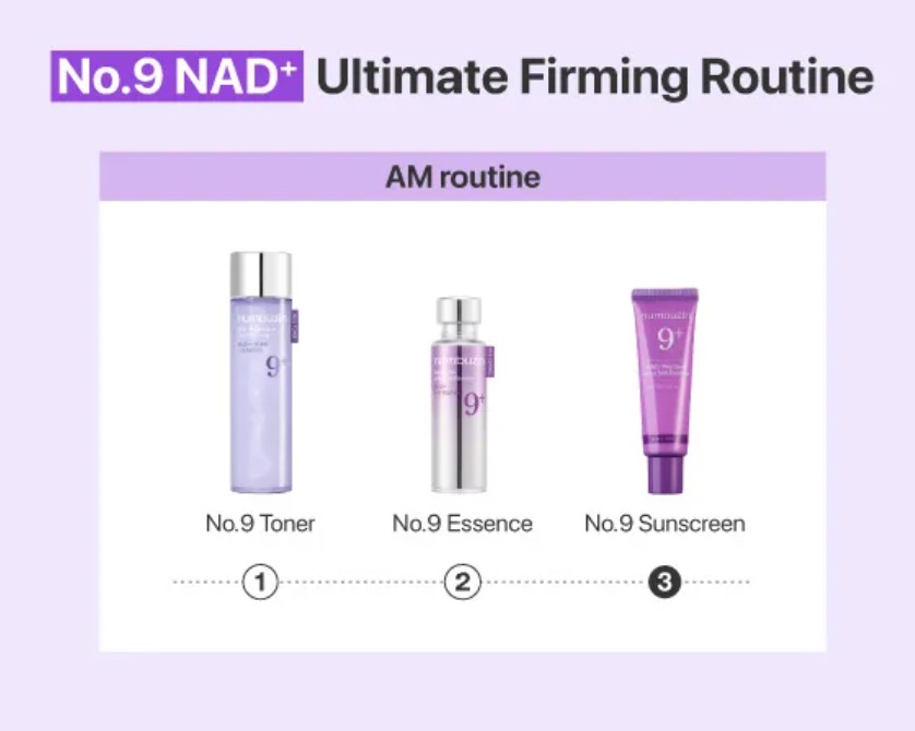 اسنس ضد آفتاب لیفتینگ و جوانساز NAD+ پپتاید شماره 9 نامبوزین