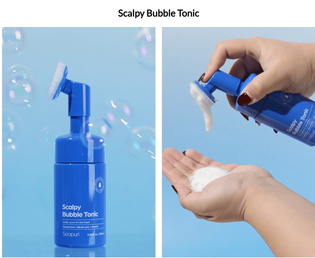 تونیک حباب دار اسکالپ سیپوری اصل کره Seapuri