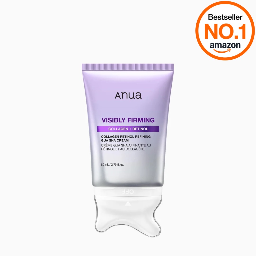 Anua-collagen-retinol-refining-gua-sha-cream کرم رتینول و کلاژن گواشا آنوا | لیفت و جوانساز پوست - Image 1