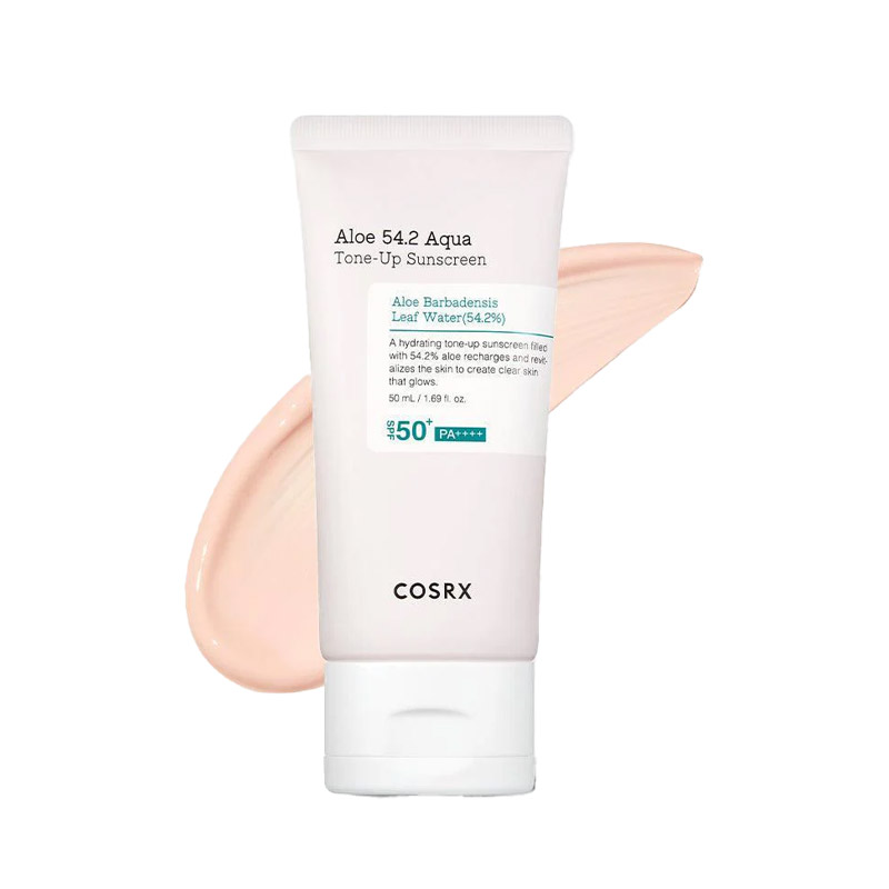 cosrx-Aloe-tone-up-sunscreen ضد آفتاب آلوئه ورا تون آپ کوزارکس | روشن کننده و آبرسان - Image 1
